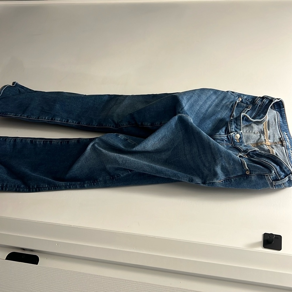 AE high rise skinny kick boot